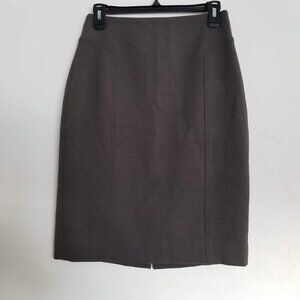 Halogen Slim Zipper Back Slit Classic Pencil Skirt